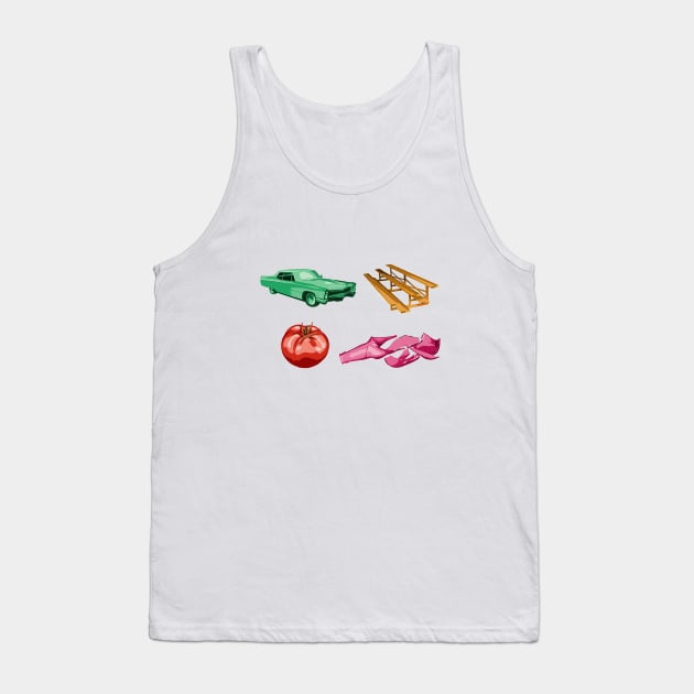 The Bleachers Music Tank Top by frickinferal